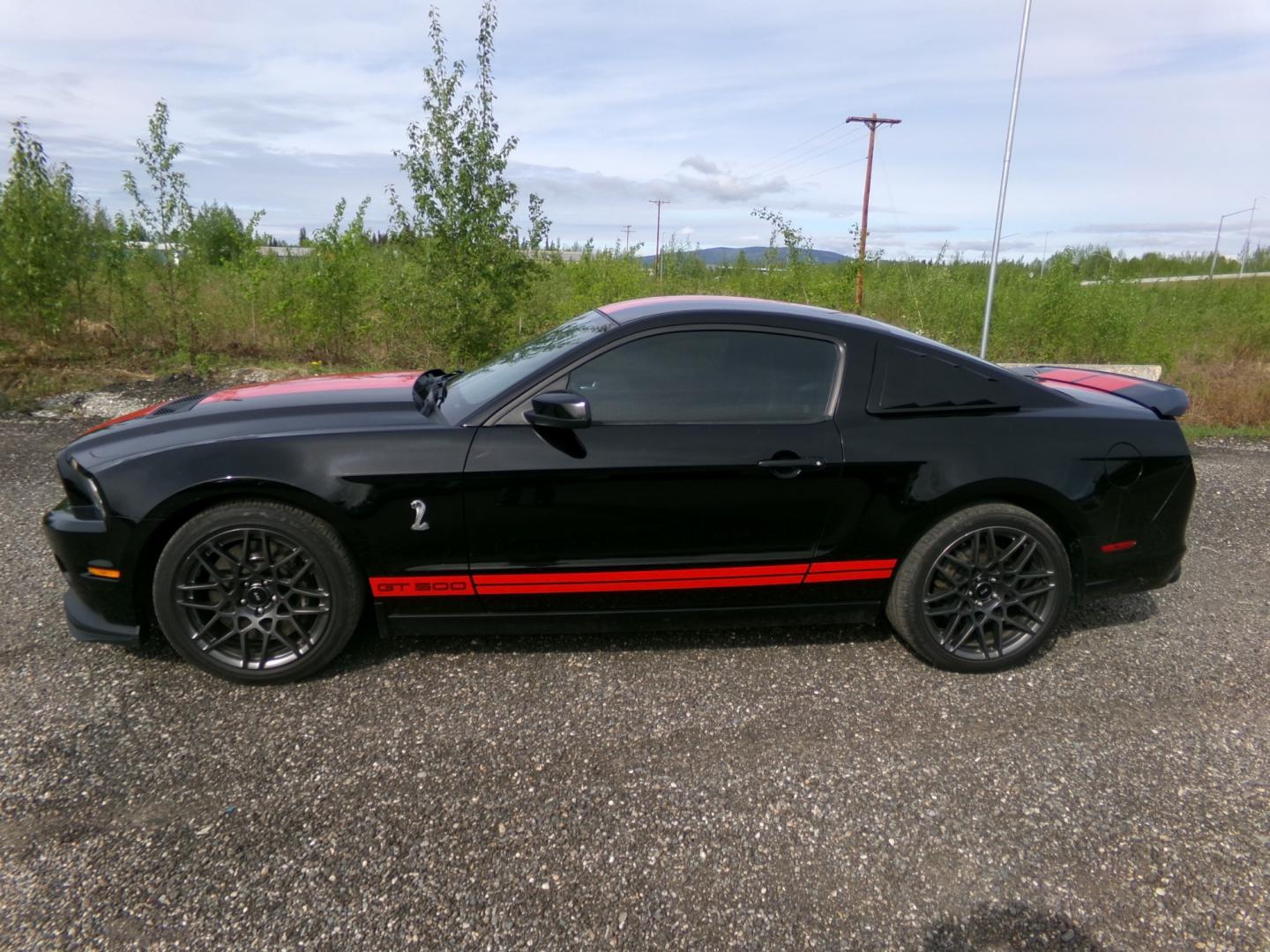 2013 Ford Shelby GT500 Coupe (1ZVBP8JZ5D5) with an 5.8L V8 DOHC 32V SUPERCHARGED engine, 6-Speed Manual transmission, located at 2630 Philips Field Rd., Fairbanks, AK, 99709, (907) 458-0593, 64.848068, -147.780609 - Photo#2